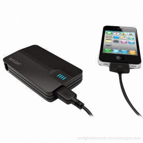 2,000mAh Capacity Portable Chargers, Perfect Protection and with LED Indicator, 97g Weight